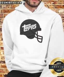Nice Topps football helmet hoodie, featuring a stylish design perfect for fans and cozy wear during game days.