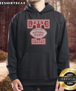 Nice Troy State Football 1984 National Champions Hoodie showcasing vintage team spirit and championship pride.