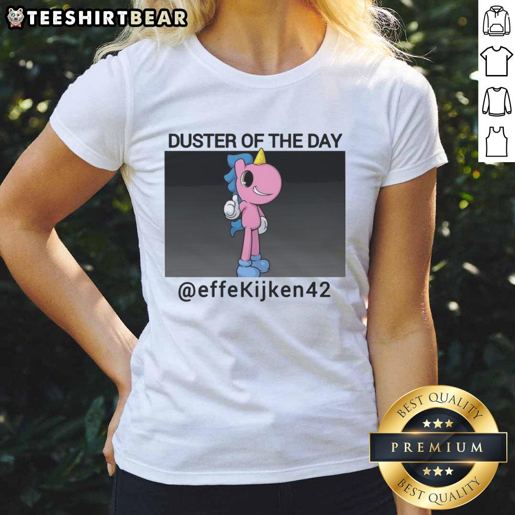 Nice Unicorn Fart Dust of the Day Ladies Tee featuring a colorful unicorn graphic on a stylish women's t-shirt.