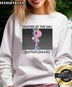 Cozy Nice Unicorn Fart Dust of the Day sweatshirt featuring a colorful unicorn graphic and whimsical text design.