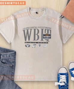 2026 Nice Wbit Women's Basketball Invitation Tournament Champions washed t-shirt from Wichita, Kansas, featuring vibrant design.