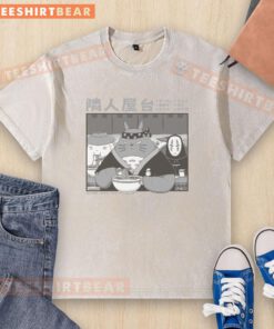 Nice We Know A Place Spirit Away Ramen washed t-shirt featuring vibrant anime design and comfortable fit for fans.