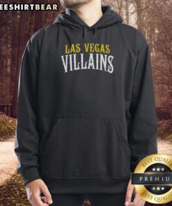 Official Las Vegas Villains Hoodie featuring a bold logo and stylish design, perfect for sports fans and casual wear.
