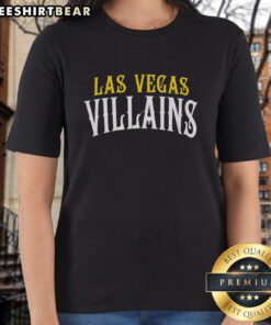 Official Las Vegas Villains Ladies Tee featuring a stylish design perfect for fans of Vegas-inspired fashion.