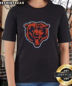 Original Chicago Bears Rivet Logo Ladies Tee featuring a stylish design for female fans of the Bears.