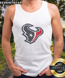 Alt Text: Original Houston Texans Rivet Logo Tank Top featuring a stylish design perfect for fans and summer wear.