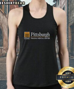 Original Pittsburgh Trauma Medical Center Pitt tank top featuring a bold design, perfect for fans and medical professionals.