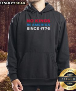 Premium Jamie Lee Curtis No Kings In America Since 1776 Hoodie showcasing a stylish design for fans of classic cinema.