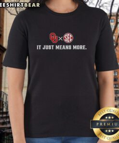 Premium Jason Witten Oklahoma Sooners It Just Means More ladies tee featuring a stylish design for fans.