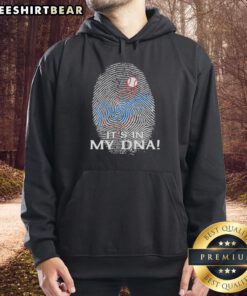 Premium Los Angeles Dodgers MLB hoodie featuring 'It's In My DNA' fingerprint design, perfect for Dodgers fans.