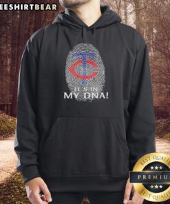 Premium Minnesota Twins baseball hoodie featuring 'It's in My DNA' design, perfect for fans and casual wear.