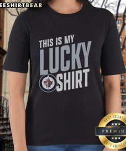 Premium Winnipeg Jets Lucky Ladies Tee featuring team logo and stylish design for female fans.