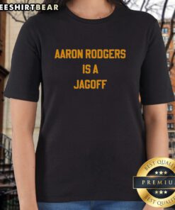 Pretty Aaron Rodgers is a Jag of Ladies Tee featuring a stylish design perfect for fans of the quarterback.