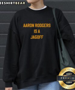 Pretty Aaron Rodgers is a Jagoff sweatshirt featuring a bold design celebrating the NFL star's playful side.