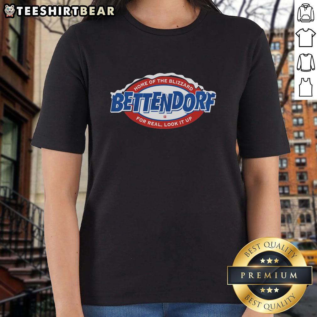 Pretty Bettendorf Blizzard Ladies Tee featuring a stylish design and comfortable fit, perfect for casual wear.