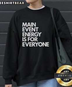 Pretty Brock Manning Main Event is 4 Everyone sweatshirt in vibrant colors, perfect for casual wear and fan support.