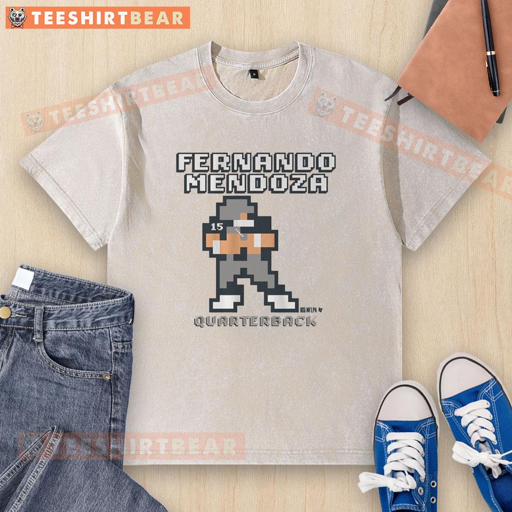 Pretty Fernando Mendoza Vegas Retro Baller Washed T-Shirt featuring a vintage design and soft fabric, perfect for casual wear.