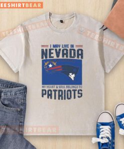 New England Patriots game day t-shirt in Nevada, showcasing team spirit with 'My Heart' design for fans.