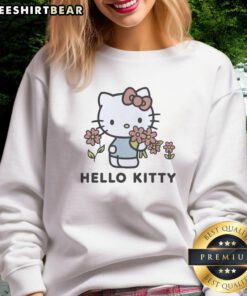 Pretty SNJ Jane Wickline Sanrio Old Navy Hello Kitty garment dyed sweatshirt in vibrant colors, perfect for casual wear.