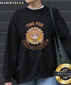 Alt Text: Stylish Pretty Time for Ul Tra Vi O Lence anime sweatshirt featuring vibrant graphics and a comfortable fit.