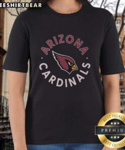Top Arizona Cardinals Circle Ladies Tee featuring a stylish design perfect for female fans of the NFL team.