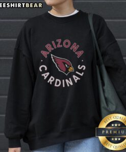 Cozy Top Arizona Cardinals circle sweatshirt featuring team colors and logo, perfect for game day or casual wear.