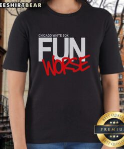 Top Chicago White Sox Fun Worst Ladies Tee featuring a stylish design perfect for female fans of the team.