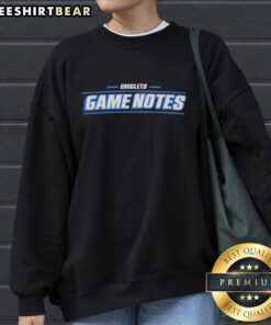 Stylish Top Chiclets Game Notes Initials Sweatshirt featuring a cozy design and trendy graphics, perfect for game day.