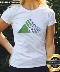 Stylish Top Denver Avalanche Ladies Tee in team colors, perfect for showing support on game day or casual outings.