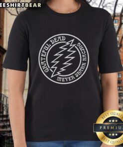 Top Grateful Dead Meyer Shank Racing logo on a stylish ladies tee, perfect for fans and racing enthusiasts.
