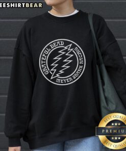 Alt Text: Cozy sweatshirt featuring the Top Grateful Dead Meyer Shank Racing logo, perfect for fans and racing enthusiasts.