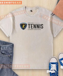Alt Text: Top Horizon League Tennis Championships washed t-shirt featuring vibrant colors and sporty design.