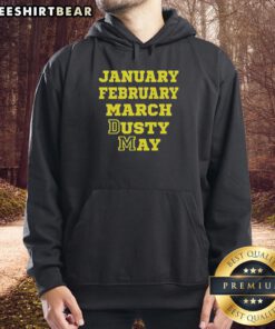 Stylish Dusty May hoodie featuring a trendy design, perfect for cozy wear in January, February, and March.