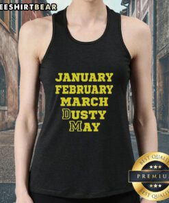 Alt Text: Stylish Dusty May tank top featuring a trendy design, perfect for January, February, and March wear.