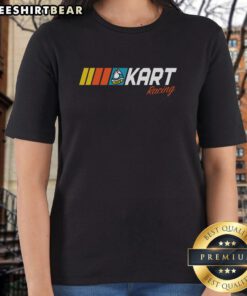 Top Kart Race Ladies Tee featuring a stylish design for female racing enthusiasts, perfect for casual wear or race day.