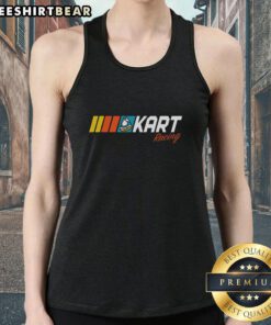 Top Kart Race Tank Top featuring a vibrant design, perfect for racing enthusiasts and summer events.