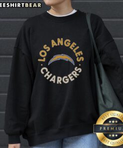 Top Los Angeles Chargers Circle Sweatshirt in navy blue, featuring the team's logo and a comfortable design for fans.