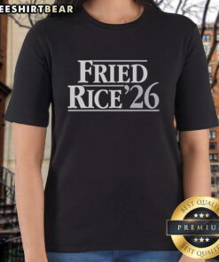 Top Max Fried and Ben Rice players of New York Yankees 26 Ladies Tee featuring team logo and stylish design.