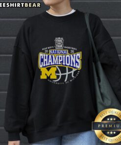 Top Michigan Wolverines National Champions sweatshirt featuring bold graphics and team colors for loyal fans.