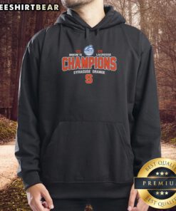 Top NCAA Syracuse Orange 2026 ACC Men's Lacrosse Tournament Champions hoodie featuring team colors and logo.