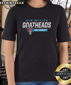Top New Mexico Goatheads Est 2026 ladies tee featuring vibrant design and comfortable fit for stylish fans.