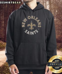 Stylish Top New Orleans Saints Circle Hoodie featuring team colors and logo, perfect for fans and casual wear.