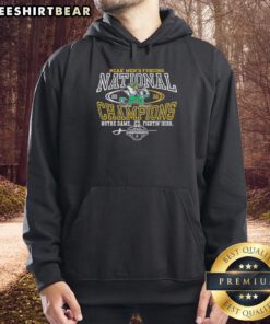 Notre Dame Fighting Irish NCAA Men's Fencing Championship 2026 hoodie showcasing team spirit and athletic pride.