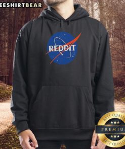 Top Reddit NASA logo hoodie design featuring a vibrant graphic of the NASA logo on a stylish, comfortable hoodie.