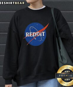 Stylish Top Reddit NASA logo sweatshirt in vibrant colors, perfect for space enthusiasts and casual wear.