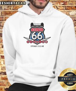 Top Route 66 Stadium Springfield Missouri hoodie featuring a vibrant design, perfect for fans and visitors.