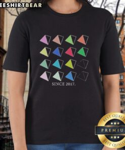 Top Since 2017 Shapes Ladies Tee in vibrant colors, perfect for casual wear and stylish outfits for women.