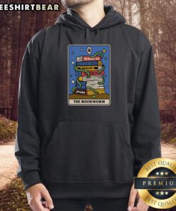 Cozy Top The Bookworm Tarot Hoodie featuring enchanting tarot designs, perfect for book lovers and tarot enthusiasts.