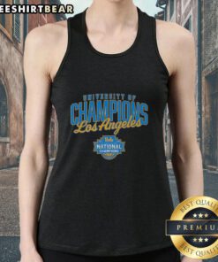 UCLA Bruins women's basketball tank top featuring 'University of Champions' design, perfect for fans in Los Angeles.