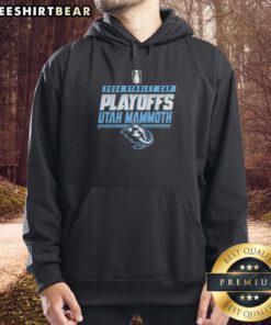 Top Utah Mammoth 2026 Stanley Cup Playoffs hoodie featuring team colors and logo, perfect for fans and collectors.
